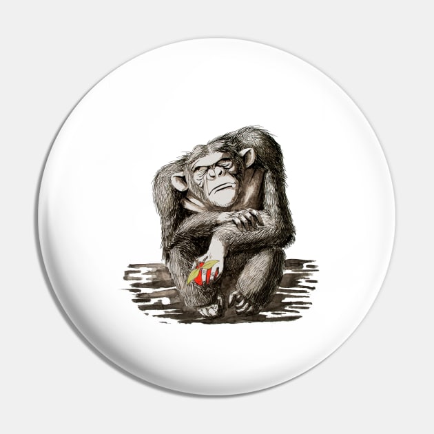 Angry Chimp Pin by WTW