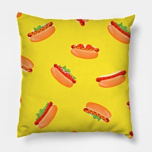 Hot Dogs Pillow