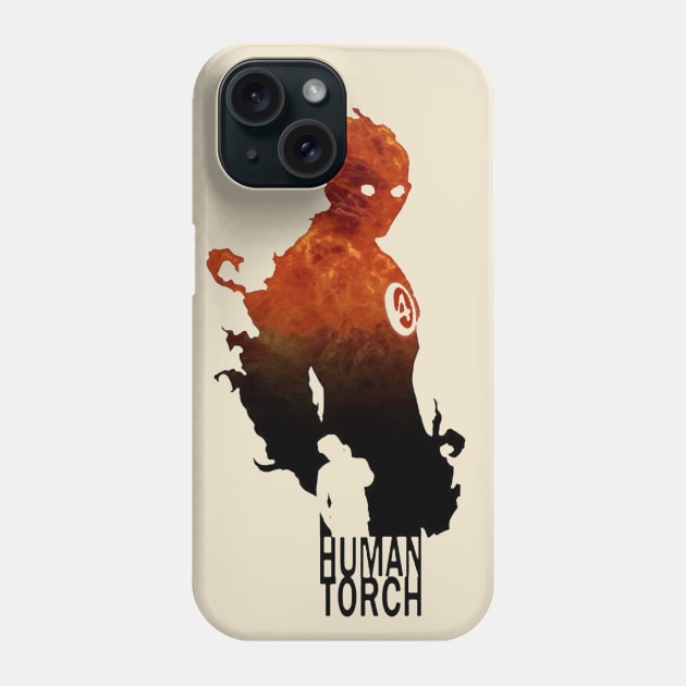 human torch Phone Case by rafifgood