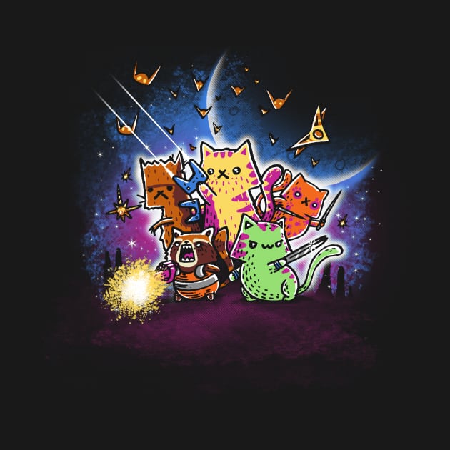 Pawdians of the Galaxy by Walmazan