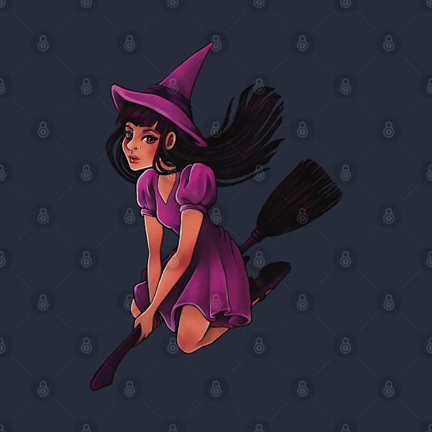 Purple Witch by AliceQuinn