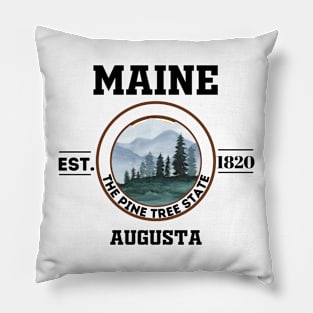 Maine state Pillow