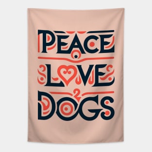 Peace Love Dogs: Boho Tapestry