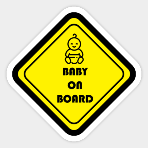 Baby On Board Sticker Baby On Board Sticker Teepublic Au