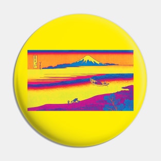 Neon Mount Fuji Pin