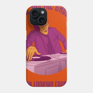 Ghoul DJ Playing Halloween Music Tunes Phone Case