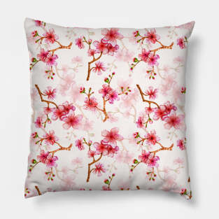 Apple Blossoms Branches Pillow