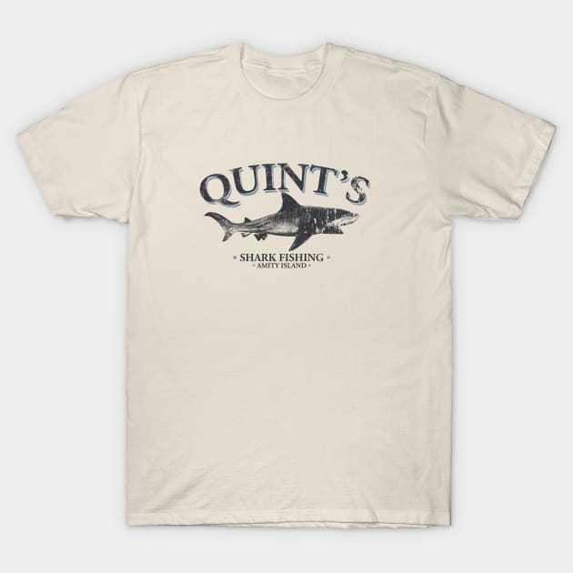 Quint's Shark Fishing T-Shirt (Distressed) Quint's Shark Fishing T-Shirt (Distressed)
