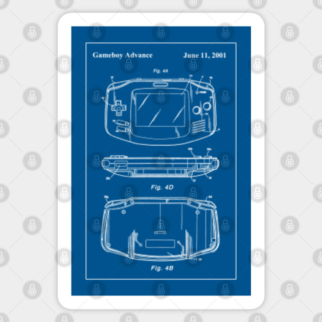 Gameboy Advance Blueprint Nintendo Blueprint Gameboy Advance