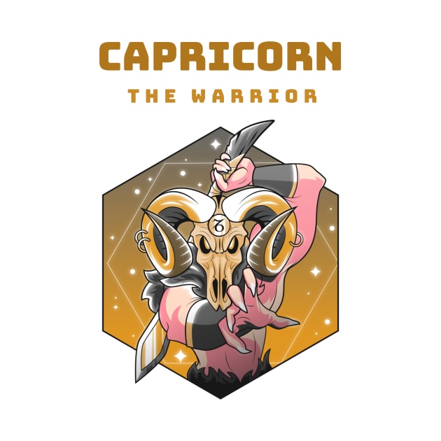 CAPRICORN THE WARRIOR by Creativity Haven