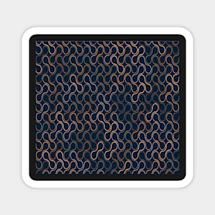 Metallic seamless pattern Magnet