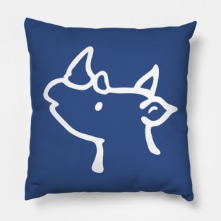 Rhino (white) Pillow