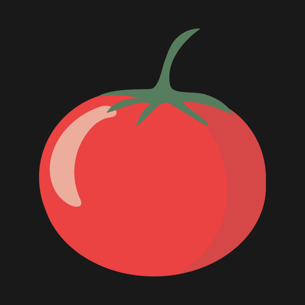 Fresh tomato cartoon style. by Tjstudio