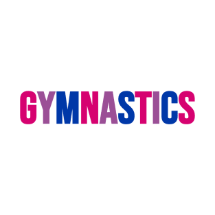 GYMNASTICS (Bi flag colors) T-Shirt