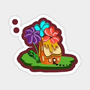 Garden House Magnet