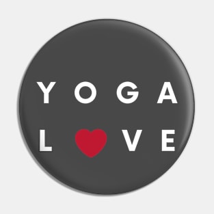 Yoga love Pin