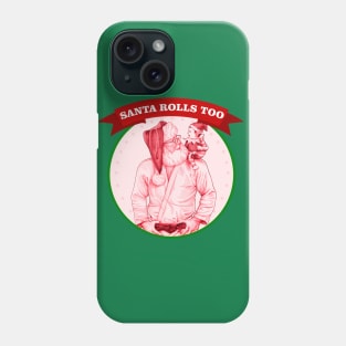 Santa Claus jiu jitsu, judo - Christmas bjj - happy elf Phone Case