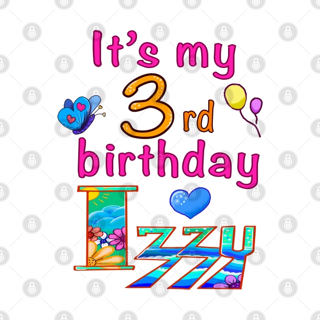 its my 3rd birthday izzy by Artonmytee