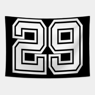 Number 29 for a sports team, group, or community Tapestry