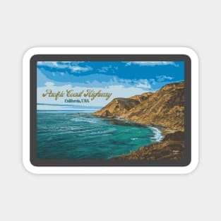 Pacific Coast Highway, California Magnet