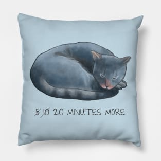 Sleepy Cat - 20 minutes more - Lazy Animals Pillow