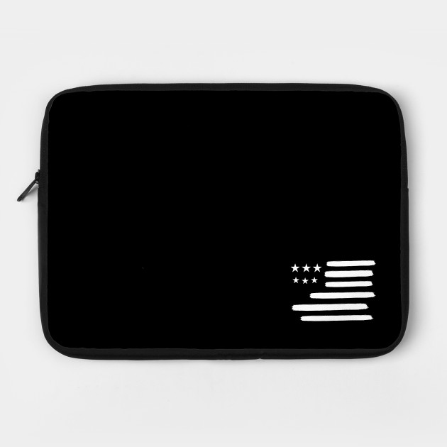 USA Flag in White - American Flag