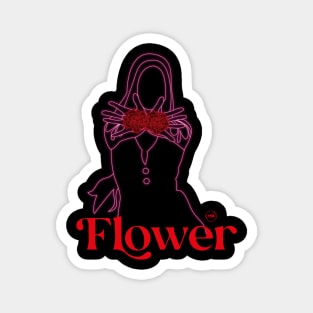 jisoo flower led design Magnet