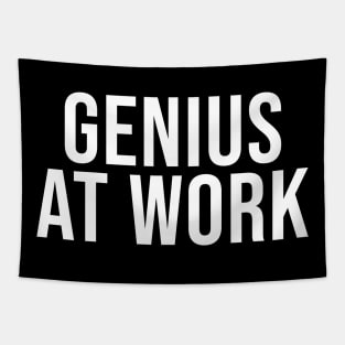 Genius at work Tapestry