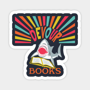 Devour Books Shark Magnet