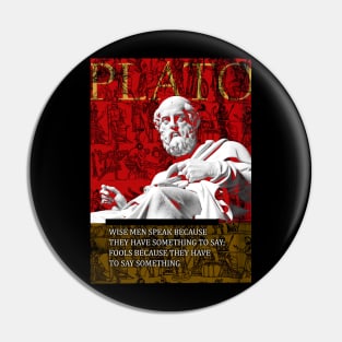 Plato Philosophical/Motivational Quote on Wisdom 2 Pin