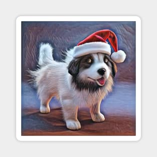 Christmas Pup Apparel Magnet