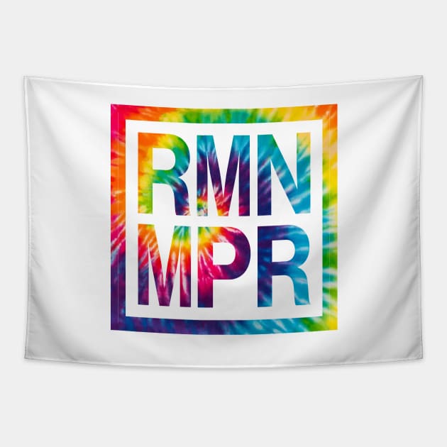 R.M.N M.P.R. - Roman Empire Funny Meme Modern Retro Design Tie Dye Tapestry by CottonGarb