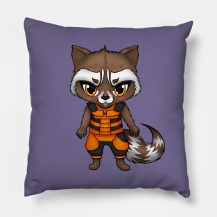 Chibi Rocket Raccoon Pillow