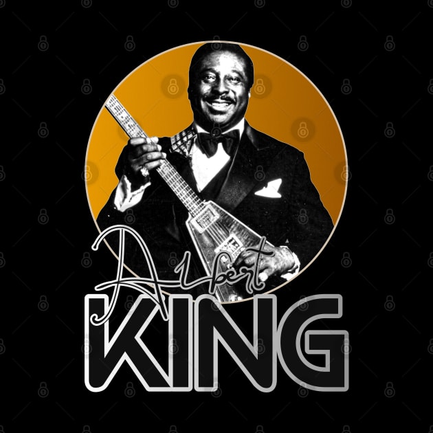 Retro Albert King Gold Tribute by darklordpug