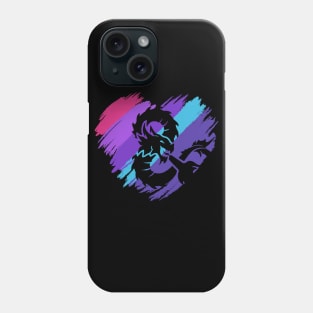 Cyberpunk Dragon Heart Phone Case