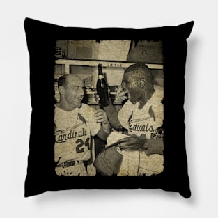 Dick Groat and Bob Gibson - 1964 WS Pillow