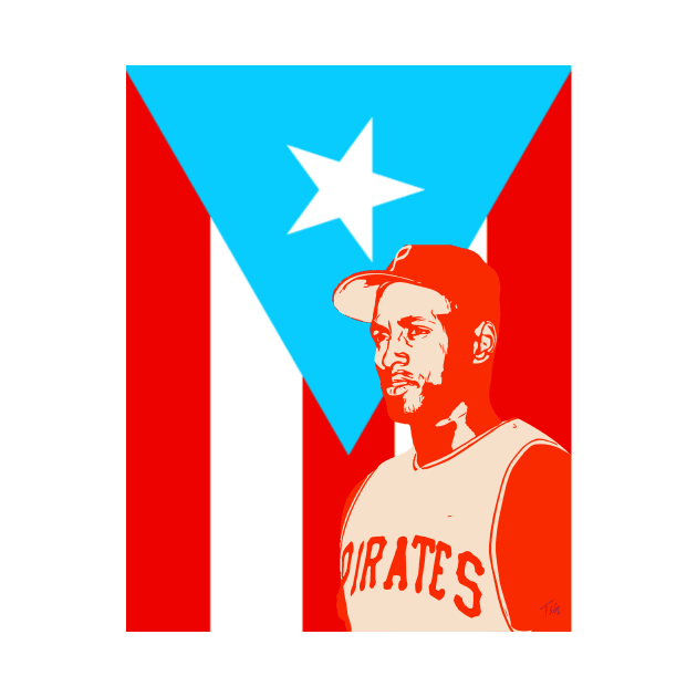 Puerto Rican Baseball Player | Roberto Clemente by Art y Son con Tania