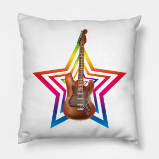 Rock and Roll Guitar Pillow