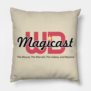 WD Magicast Logo back of shirt Pillow