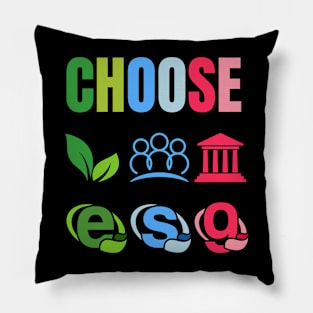 Choose ESG Investment Pillow