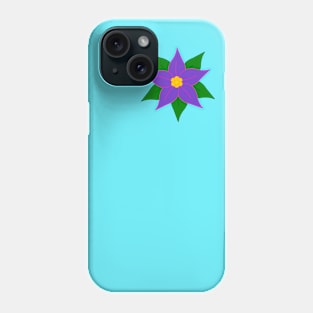 Purple Poinsettia Phone Case