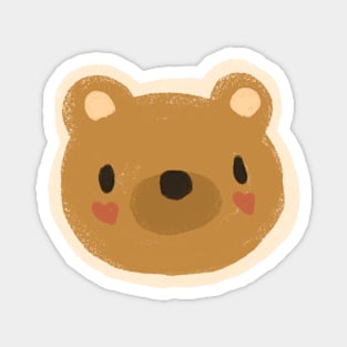 Heart-Cheeked Bear Magnet