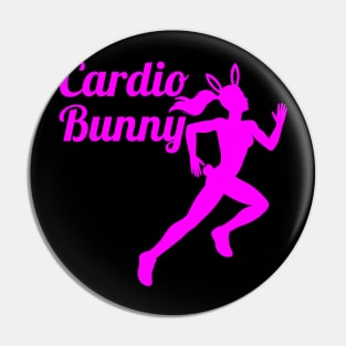 Cardio Bunny - Running Gym Workout Fitness Pin