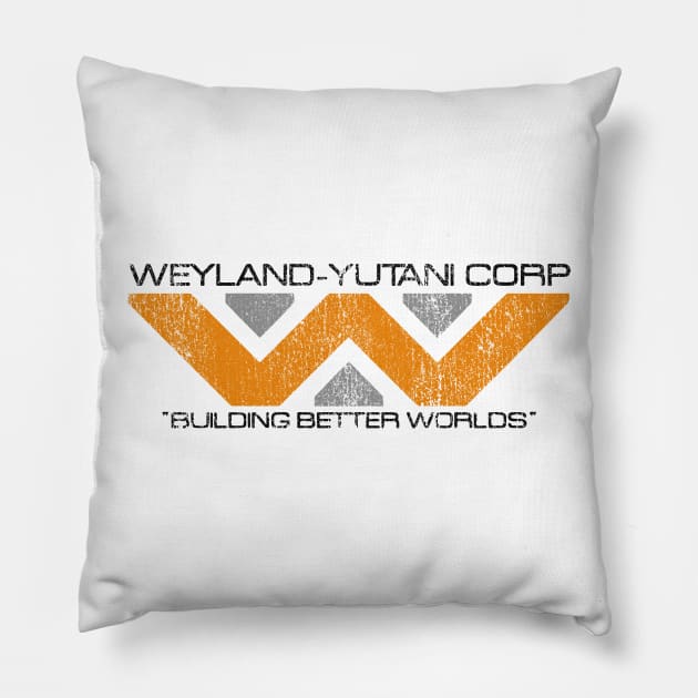 Weyland Yutani Corp Pillow by Alfons