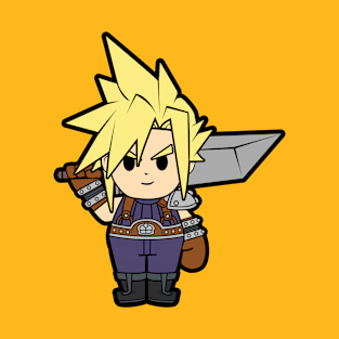 Cloud Final Fantasy Chibi T-Shirt