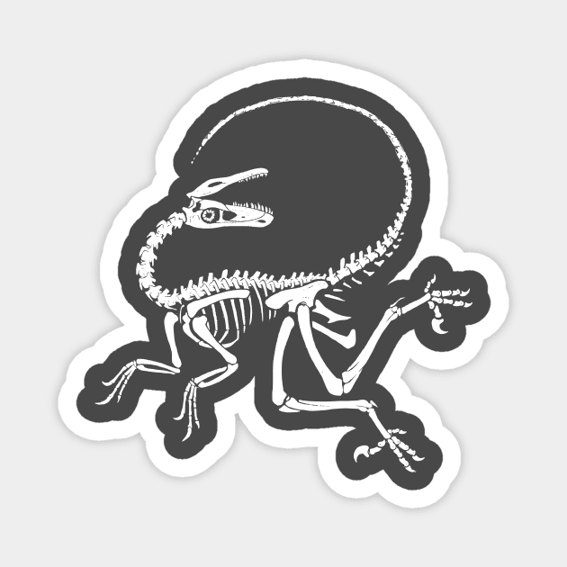 Death Pose Raptor Magnet by JFells