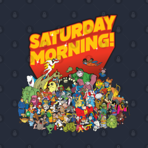 Saturday Morning! Cartoons TShirt TeePublic