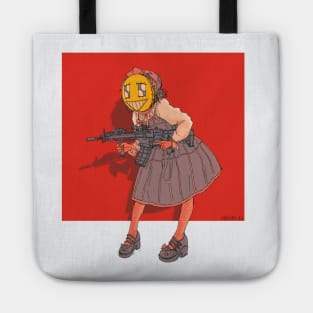 Masked Gun Girl Tote