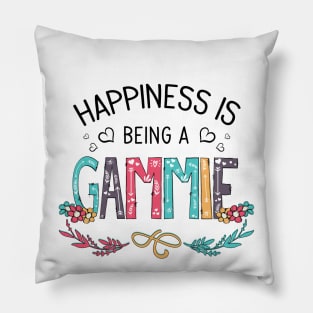 Happiness Is Being A Gammie Wildflowers Valentines Mothers Day Pillow