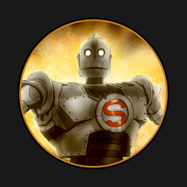 Iron Giant Super-Man by A Grimes Studio